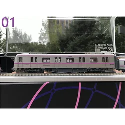 Diecast HO Scale 1/87 Beijing Subway Train Model Changping Line with Display Box Adult Classic Collection Static Display Boy Toy