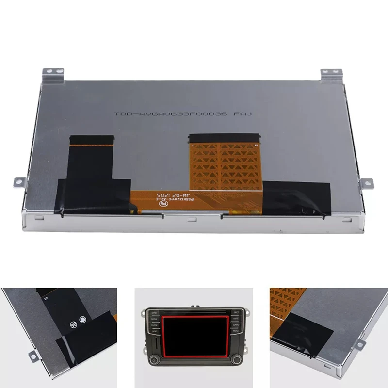 Car Navigation Radio 6.5In LCD Display Touchscreen Assy TDO-WVGA0633F00036/39 For Skoda VW MIB 200 682 TDOWVGA0633F00045