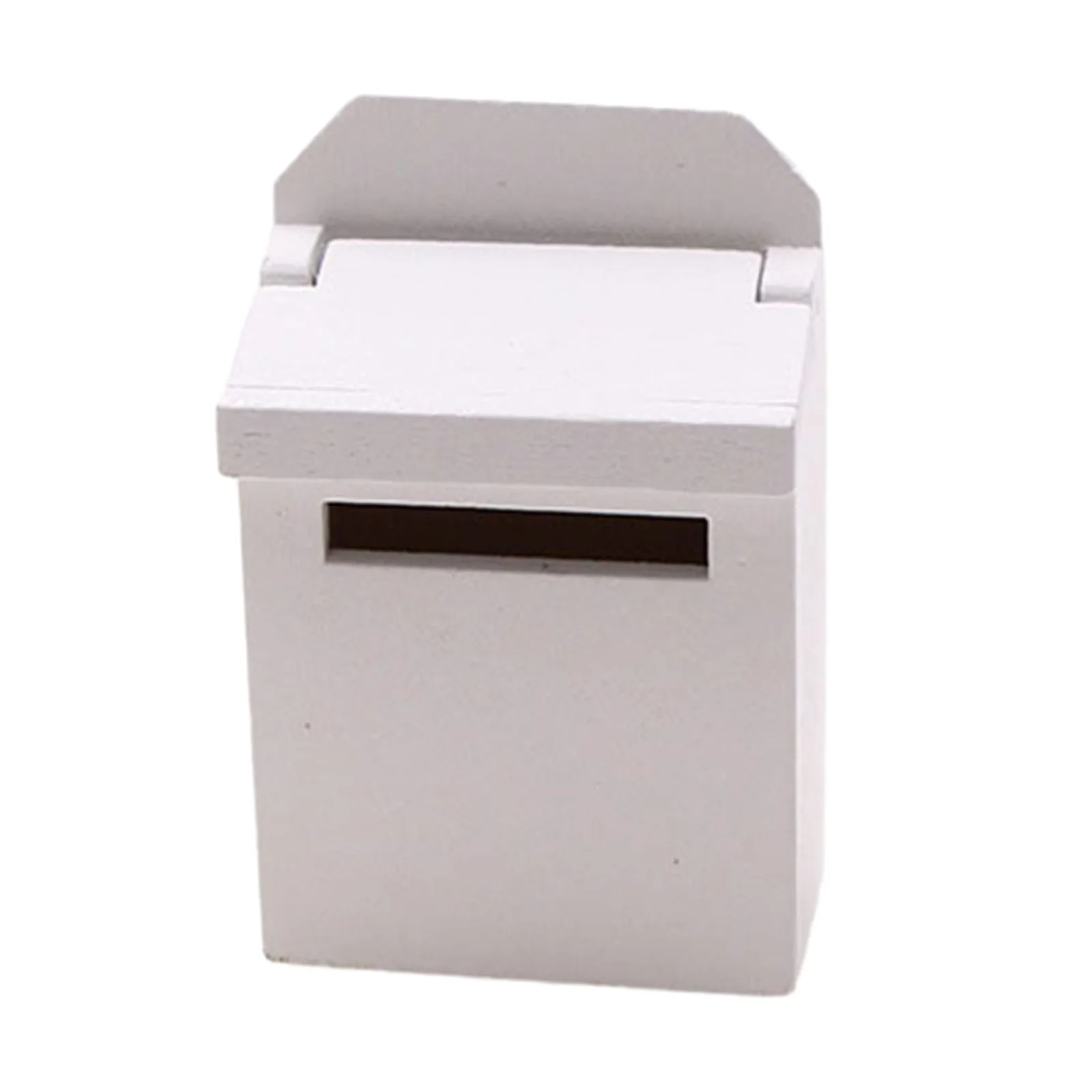 Miniature Blank Mail Box House Mini Mail Box Model Box Durable Suggestion Wall Practical Wooden Mailbox With Good Craftsmanship