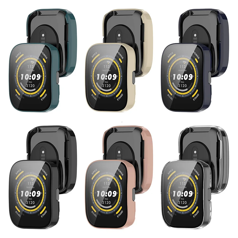 PC-Glass chutz hülle für Huami Amazfit Bip 5 Vollbild schutzhülle