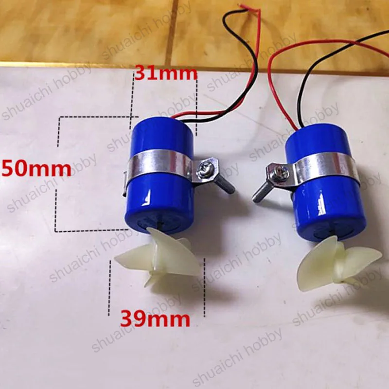 7.4 فولت 16800 دورة في الدقيقة محرك نفاث المحرك تحت الماء الدافع 3-شفرة المروحة عدة DIY بها بنفسك ROV روبوت RC عربة الطعم قارب الغواصة أجزاء