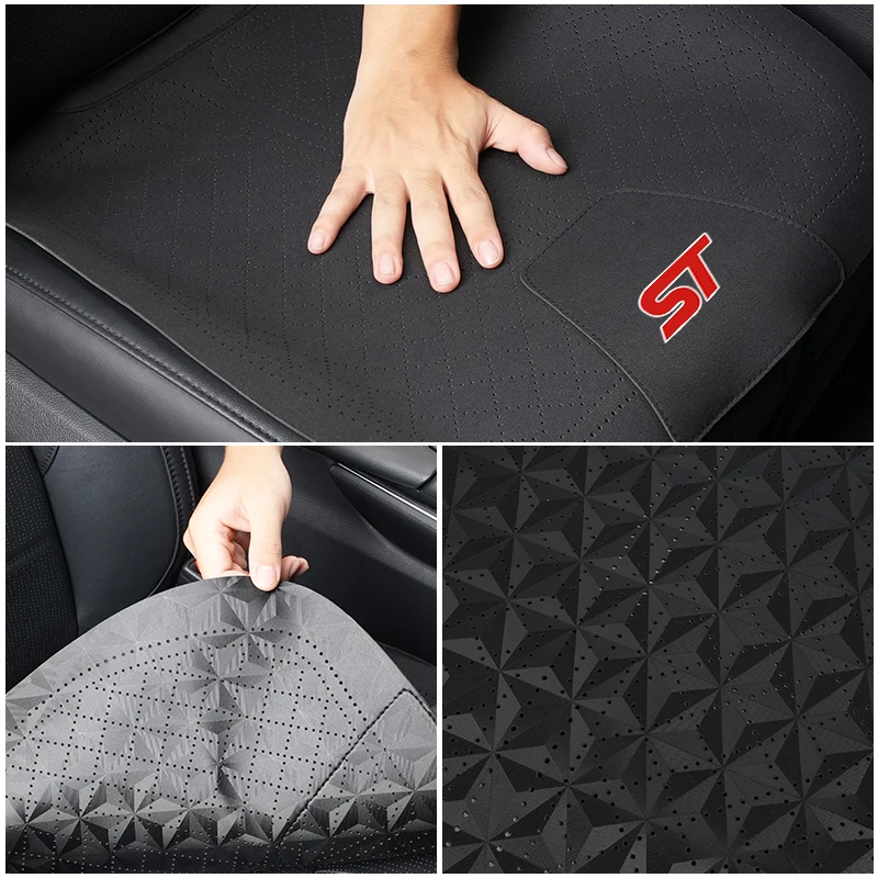 Car Seat Cover Waist Cushion Protector Protection Mat Pad Accessory For Ford MK2 ST Racing Performance Explorer Focus Mk2 Mk3 5