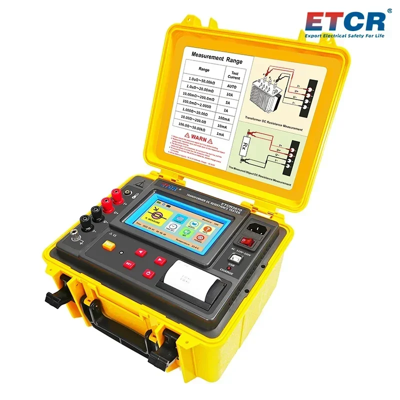 ETCR3670 Precision Four-Wire Measurement for Accurate Testing DC Resistance Tester