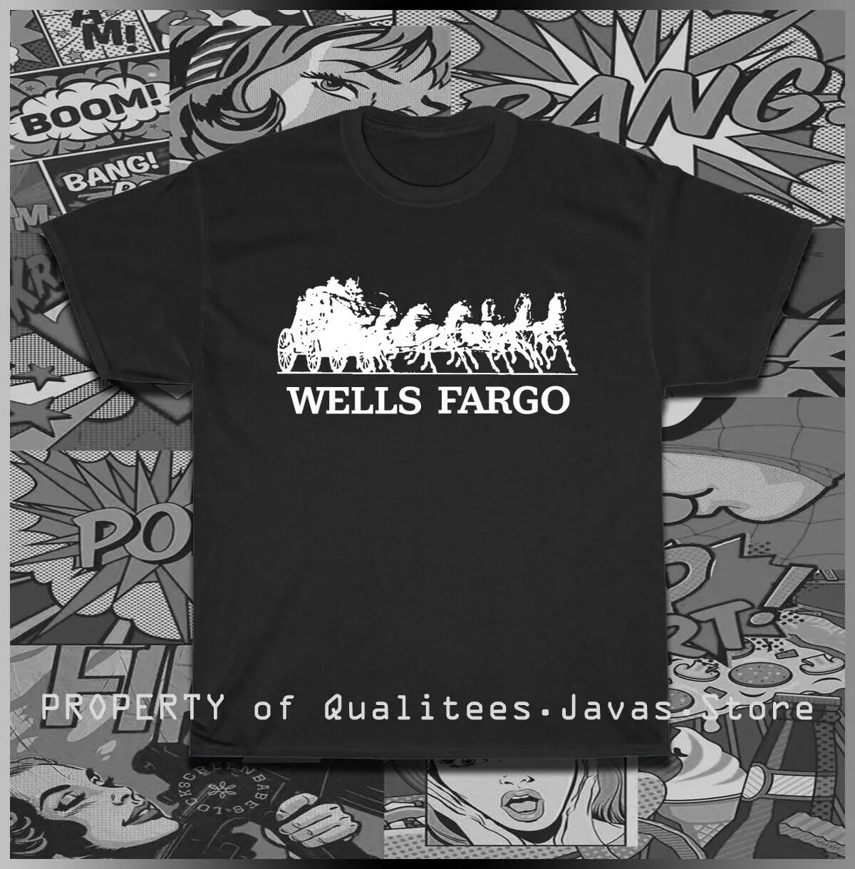 New Wells Fargo 1852 Logo Men's T-Shirt American Size S-5XL T-Shirt