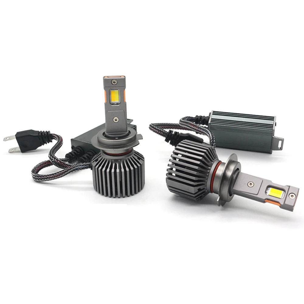 120W 3Color LED Headlight H4 H11 H7 9005 9006 LED Color Changing Fog Light Bulb HB3 HB4 Led Bulb Upgrade Led Light Super Bright