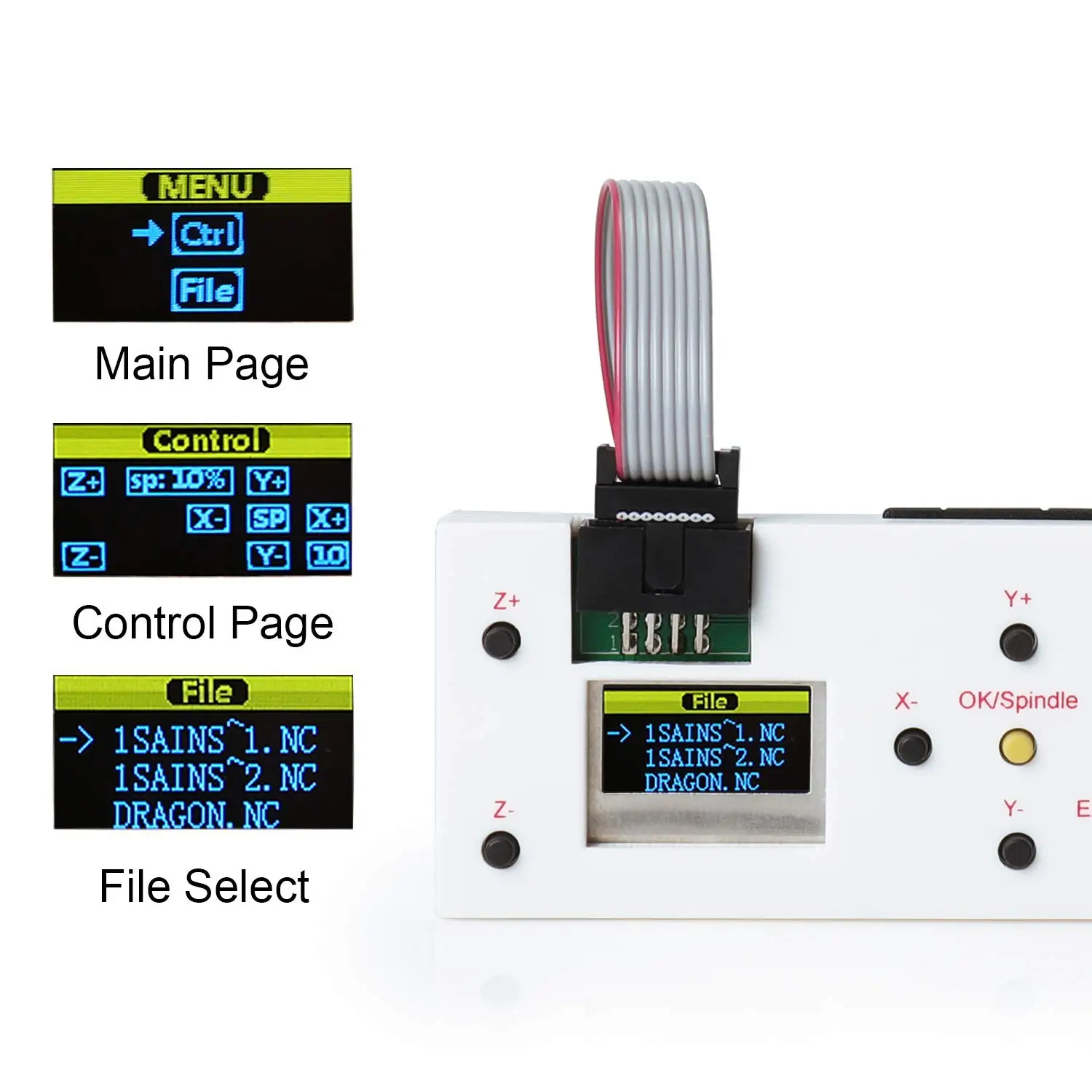 Modulo di controllo Offline del Router di CNC Genmitsu per macchina CNC 1810-PRO/3018/3018-PRO/ 3020-PRO MAX