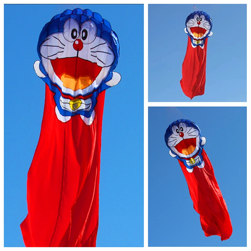 

free shipping 12m large soft kite flying alien inflatable kites for adults professional outdoor fun toys Large kite parachute