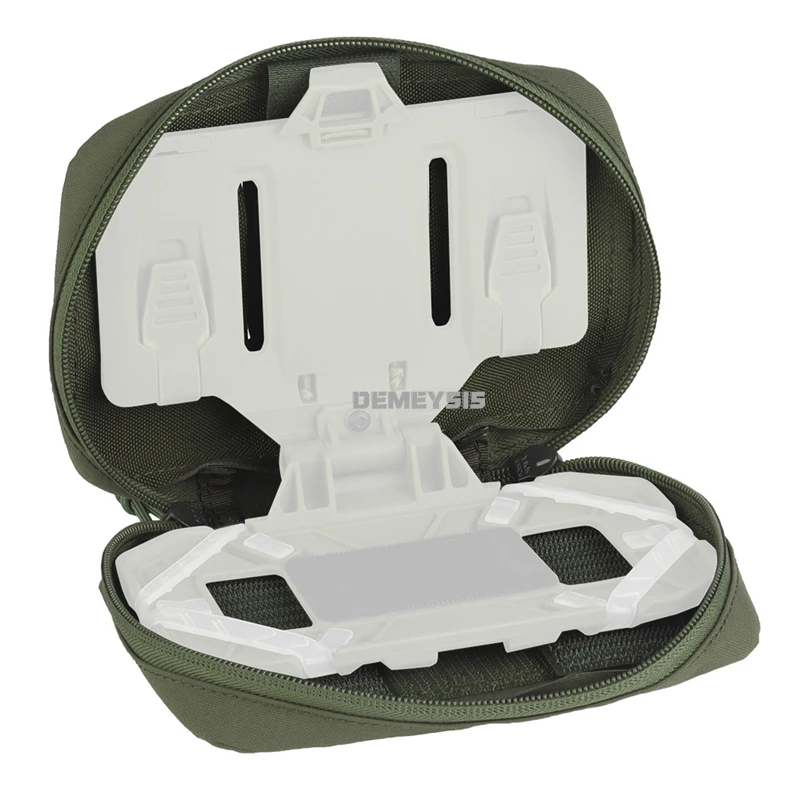 التكتيكية مول الحقيبة الهاتف للطي الملاحة مجلس مزدوجة سستة في الهواء الطلق الصيد الادسنس الغبار الهاتف المحمول حقيبة واقية