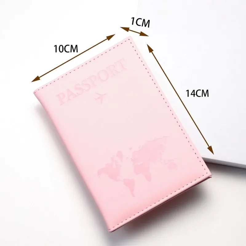 Air Plan Travel Accessories Passport Holder ID Cover Women Men Portable Bank Card Passport Business PU Wallet Case Holder Gift