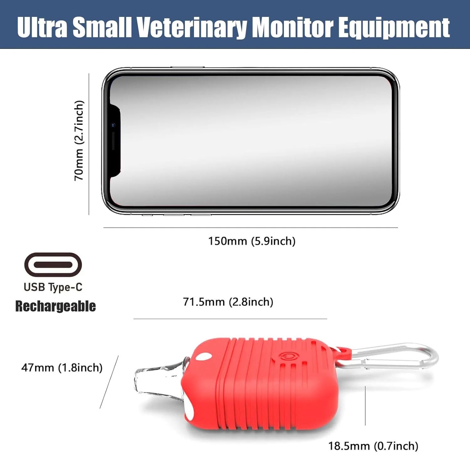 Professional Pet  Bluetooth Pulse Oximeter Veterinary Medical