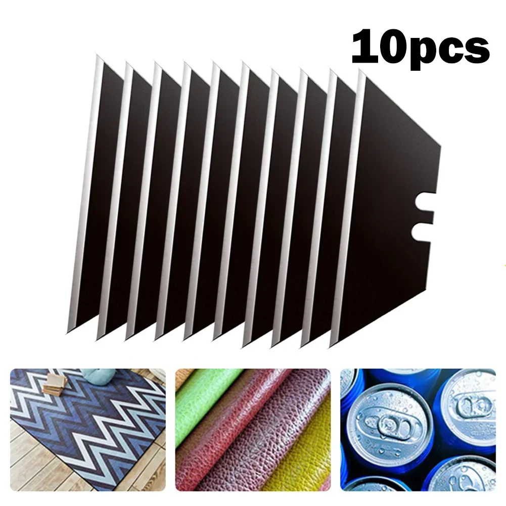 10Pcs Set Trapezoidal Blade Multifunction Replacement Blade Art Craft Cutter Tool For Plywood Plastic Paper Hand Tools