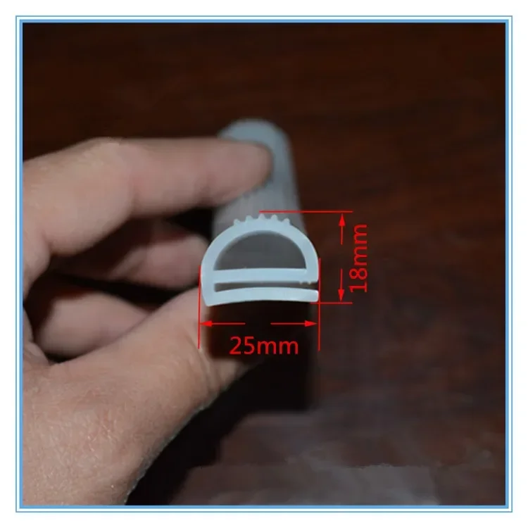 2meters e Silicone Sealing Strip Oven Cold Store Seals Anti-aging Heat-resistant Temperature High Silicone Rubber Oven