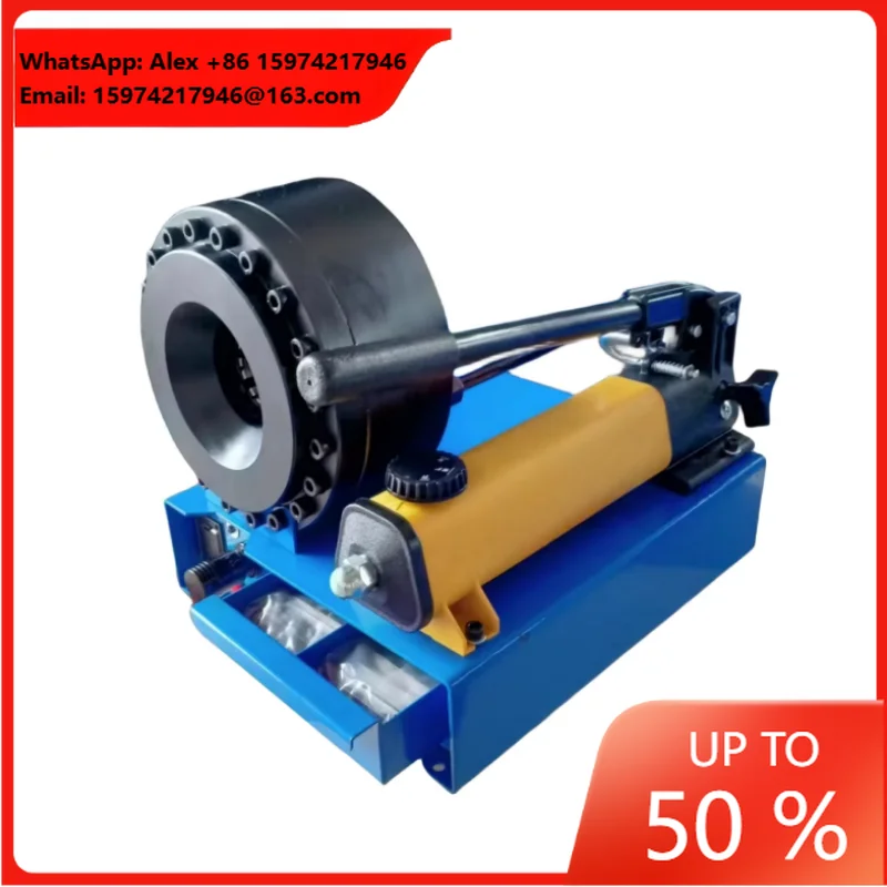 Factory Direct Sale P16hp Large Diameter Manual Hydraulic Hose Crimping Machine Portable Hose Crimper Hose Press