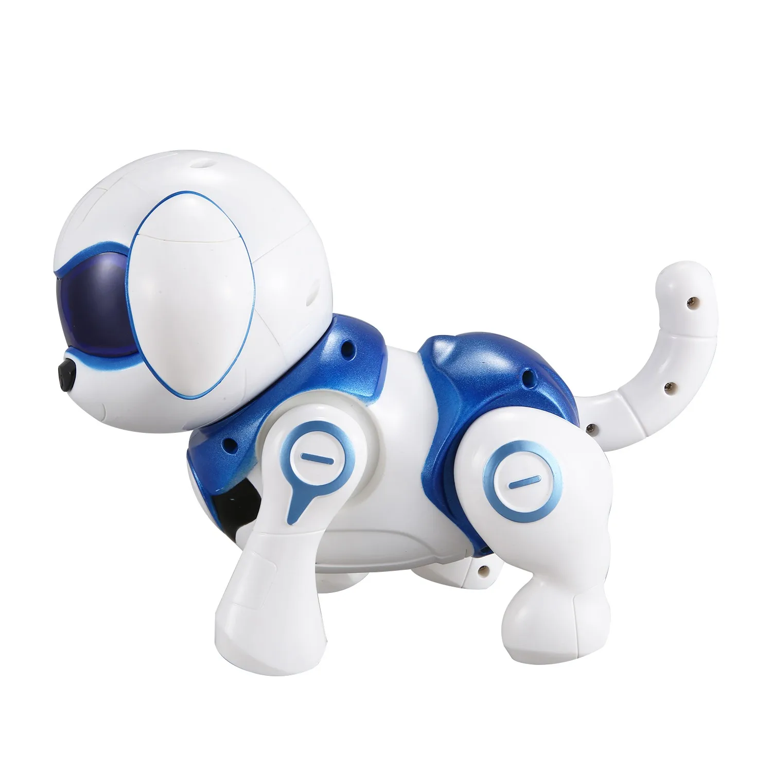 Robot per cani Giocattoli elettronici per animali domestici Robot senza fili Cucciolo Sensore intelligente Camminerà a distanza Robot per cani Giocattolo per animali domestici per bambini Ragazzi Ragazze