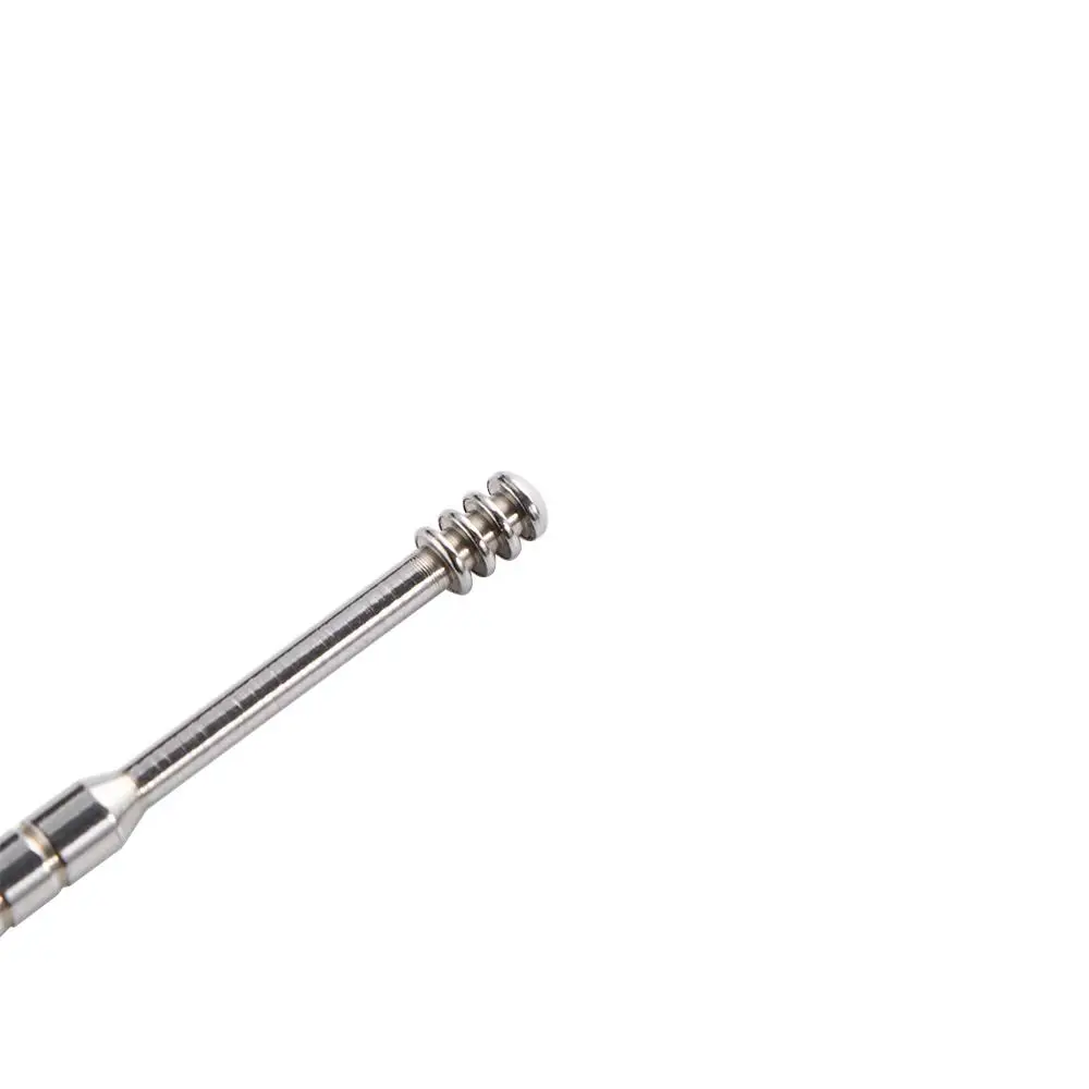 ポータブルステンレス鋼イヤーワックスリムーバー、耳管クリーナー、イヤーケアツール、スパイラル、再利用可能、360 ° クリーニング