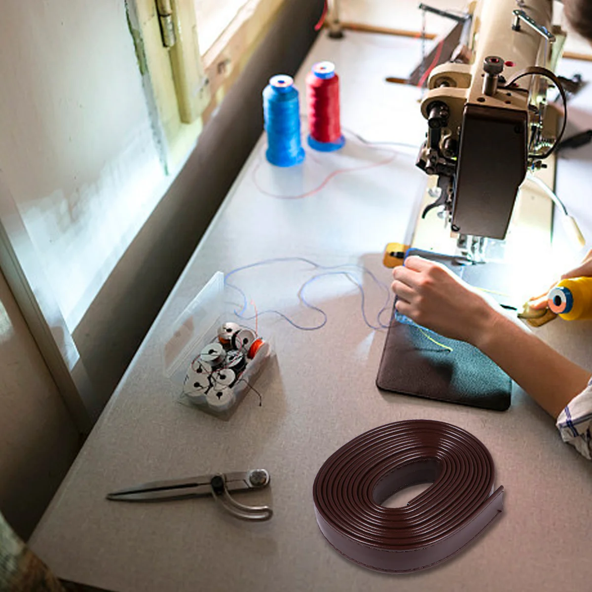 

2cm X 3m Strap DIY Craft Belt Durable Odorless Double-Sided Curling Edges Bag Decors Strap