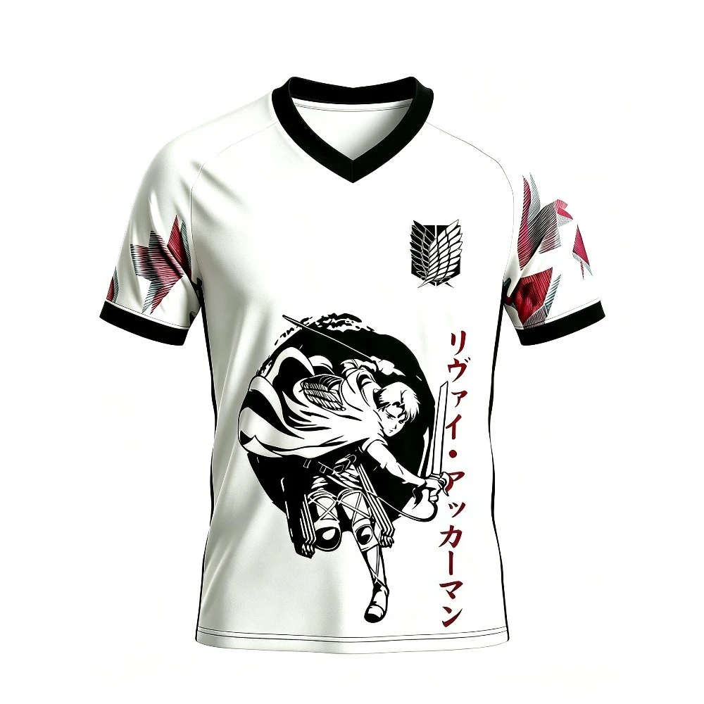2026 Summer New Arrivals T-shirt Anime Attack on Titan Men Women Summer Sports Top Attack on Titan Quick Dry Sport 3D T-shirt