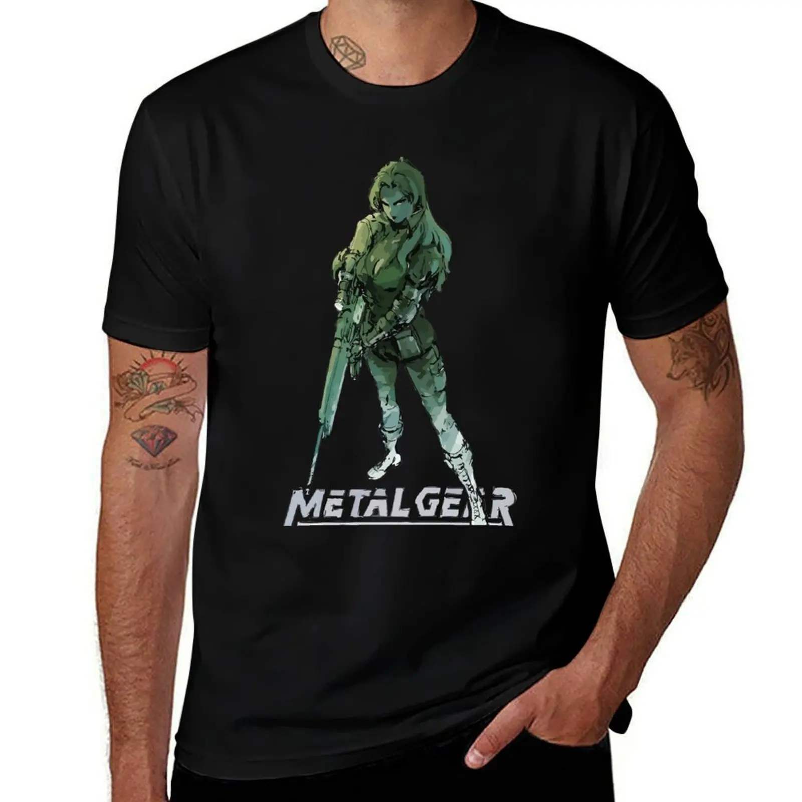 

Sniper Wolf T-Shirt All Match Basic Short Sleeve Top