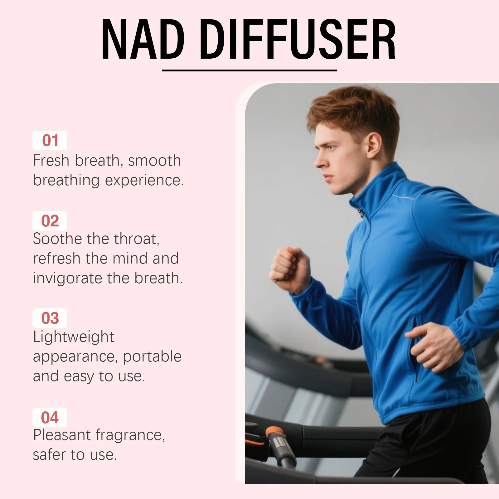 عصا الطاقة العشبية ناد + الناشر تعزز التركيز تحسين حيوية تعزيز المناعة التعب الإغاثة التنفس السلس الاسترخاء قلم الطاقة #4