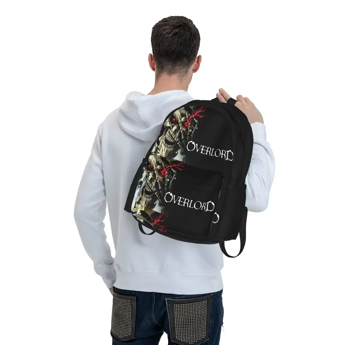 Overlord Skull (4) Backpacks Boys Girls Bookbag Children School Bags Cartoon Laptop Rucksack Shoulder Bag Large Capacity