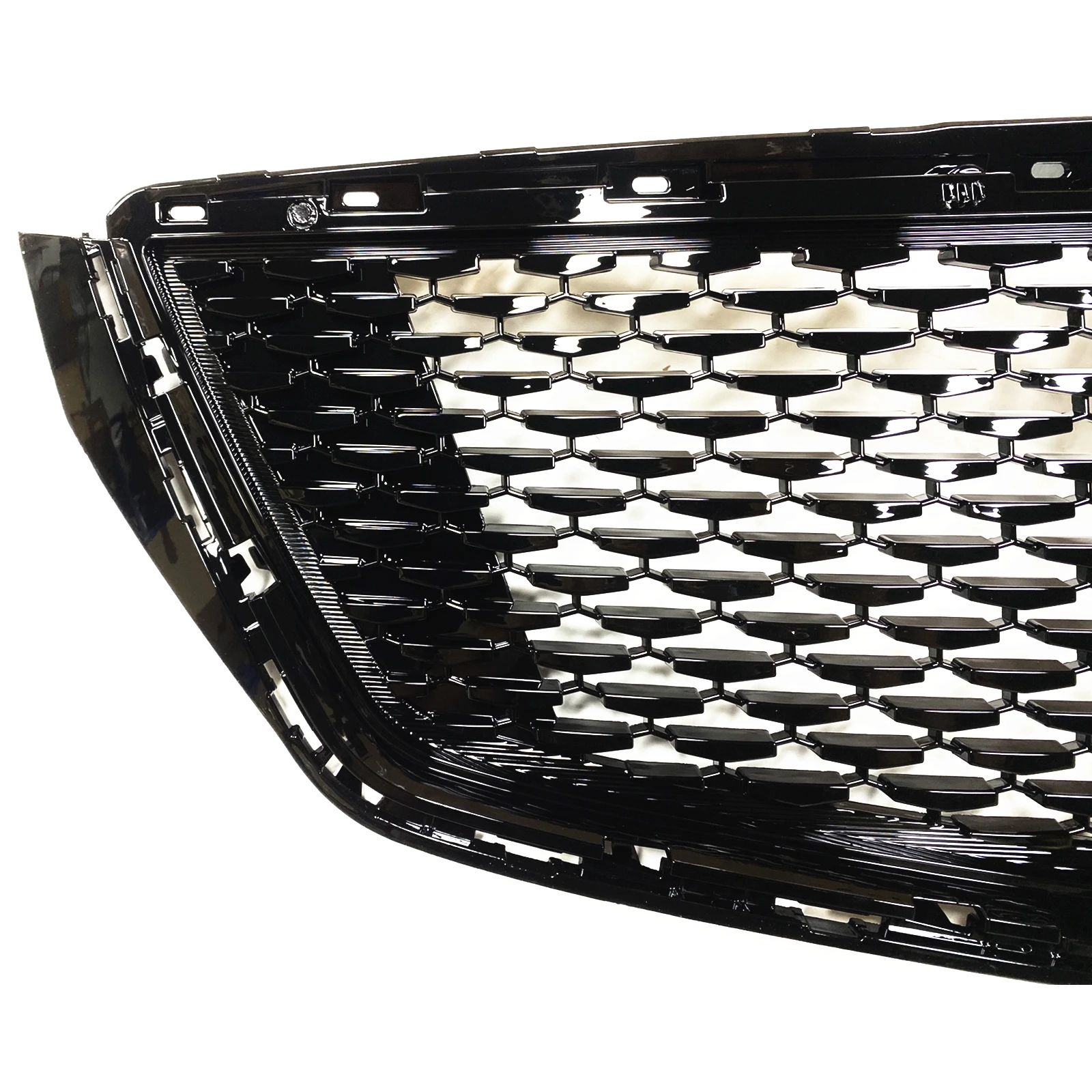 Front Grille For Cadillac XTS 2018 2019 2020 Black/Silver Car Upper Bumper Hood Mesh Grid Racing Grills Body Kit