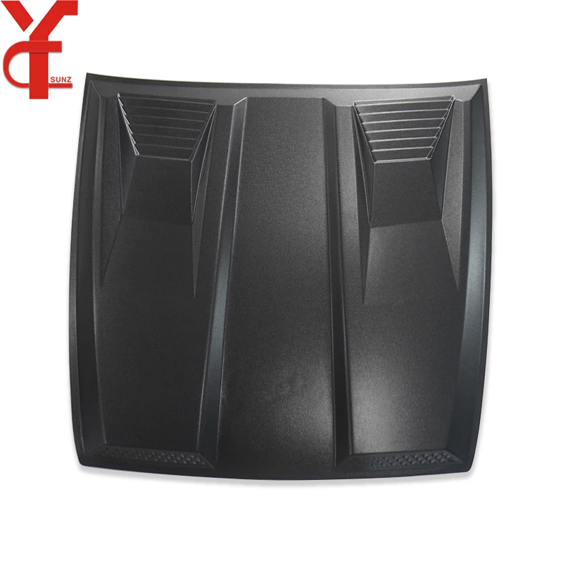 2019-2021 Black Bonnet Scoop Hood Guard Accessories Parts For GWM Great Wall Poer Pao Great Wall Power 2019 2020 2021 Ycsunz