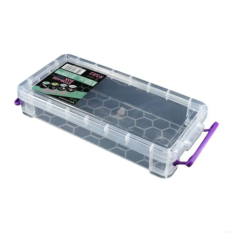 

Clear Pencil Box Storage Box Pen Box Pencil Case School Supplies for Student