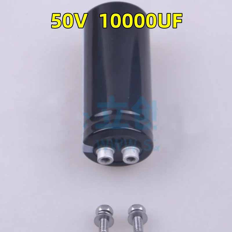 1 PCS / LOT  10000uF �� 20% 50V 3 set bolt type aluminum electrolytic capacitor