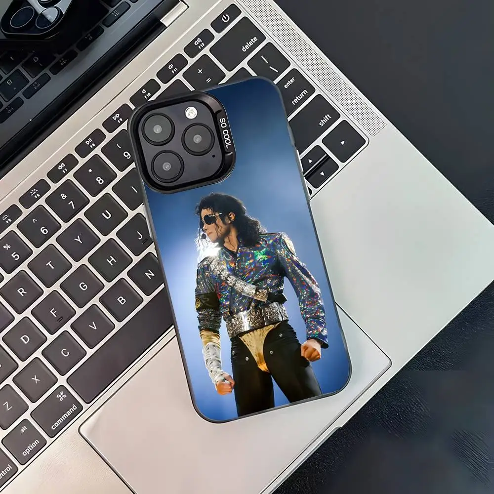 Dance King M-Michael J-JacksonS For iPhone 17,16,15,14,13,12,11,Pro,MAX Black Candy Matte Cover
