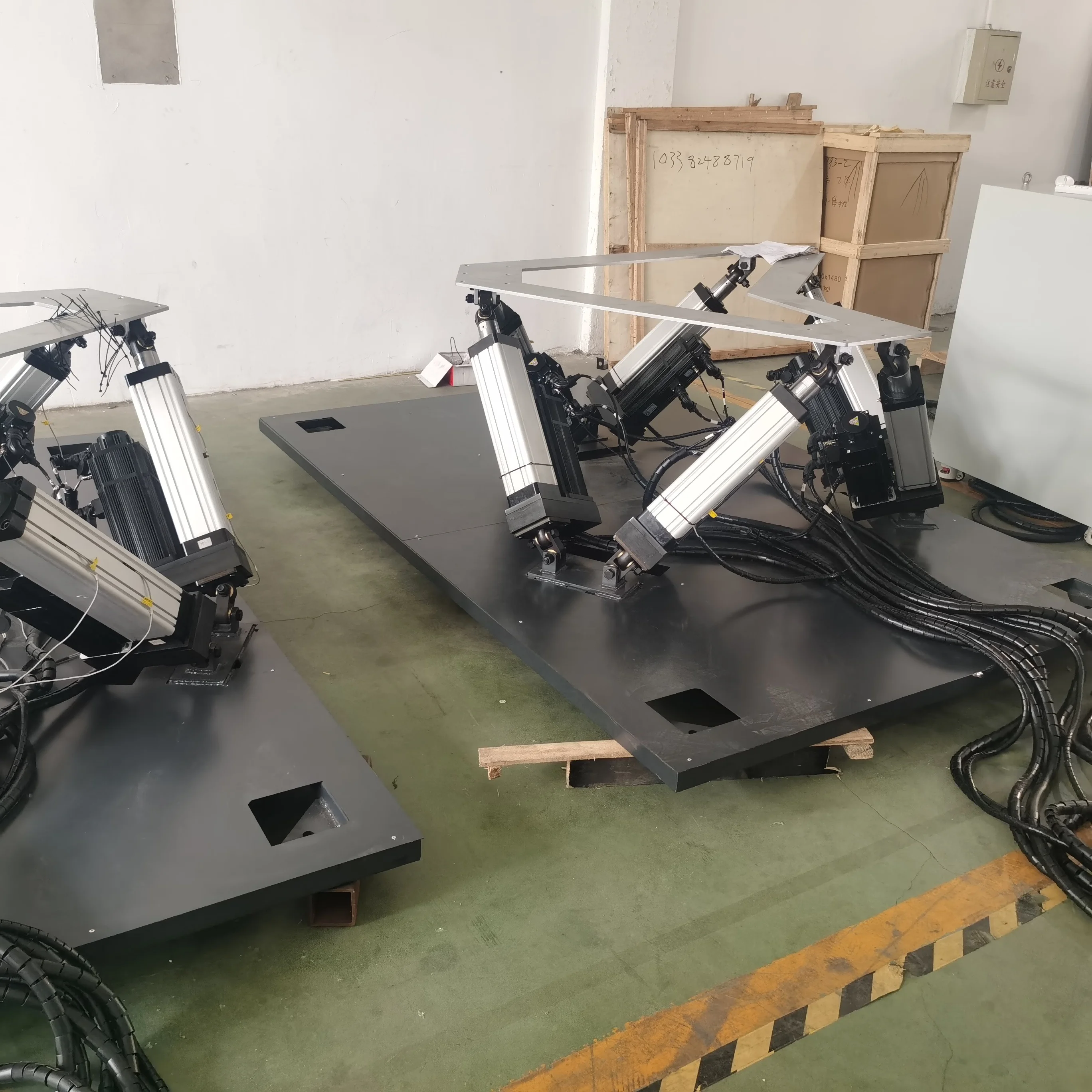 Sim Racing Linear Actuators Flight Simulator 6 Dof Motion Platform