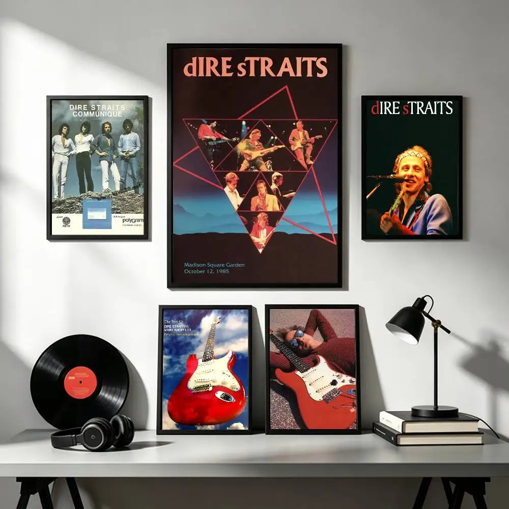 Singer D-Dire S-Straits Rock Band  Poster High Quality Dorm Living Room Aesthetic Wall Decoration Painting Stickers Gift