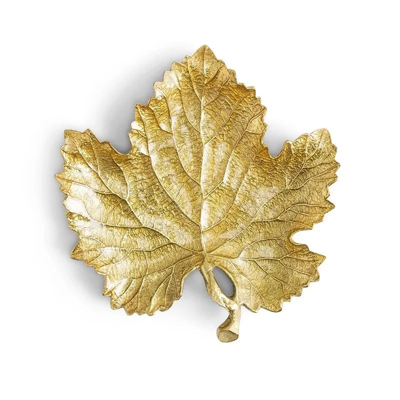 

Grape Leaf Handmade Home Club Restaurant Hotel Snack Plate Snack Fruit Plate