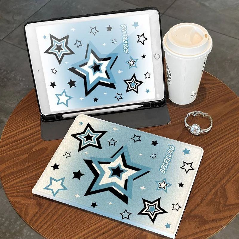 

Smart Cover Case for IPad Air 5th Gen Case 10.2 7th 8th 9th Gen Air6 5 4 10.9 IPad 2017 2018 9.7inch Pro 11 2nd 3rd 4th Star