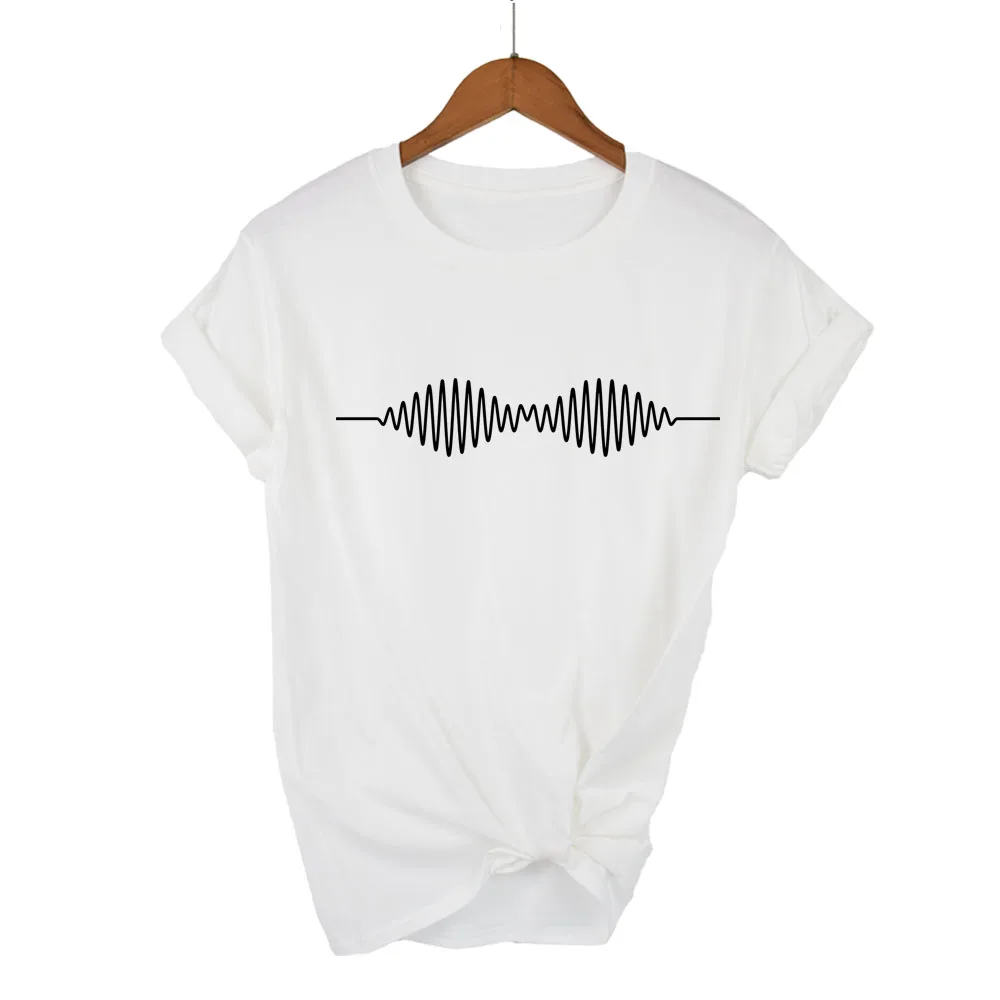 ARCTIC MONKEYS Sound Wave letters Print Women Tshirt Cotton Casual Funny T Shirts For Lady Top Tee Drop Ship