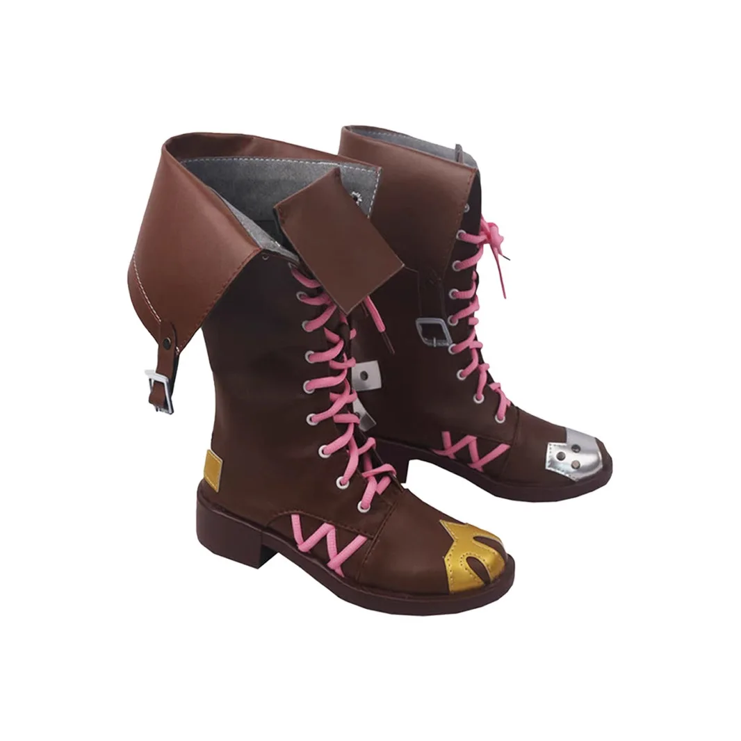 غامض جامعة الأساطير Jinx تأثيري أحذية منتصف العجل الأحذية هالوين حفلة تنكرية كرنفال أداء زي حفلة الدعائم