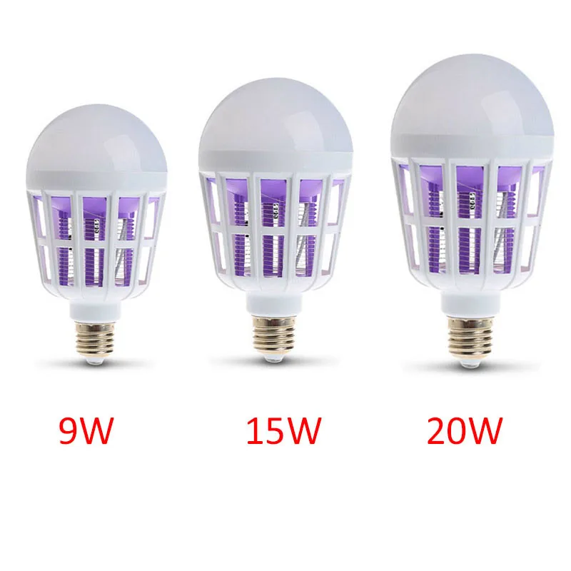 AC 220V LED Mosquito Killer E27 Socket LED Bulb Home Lighting Bug Zapper Trap Lamp Insect Anti Mosquito Repeller Light u