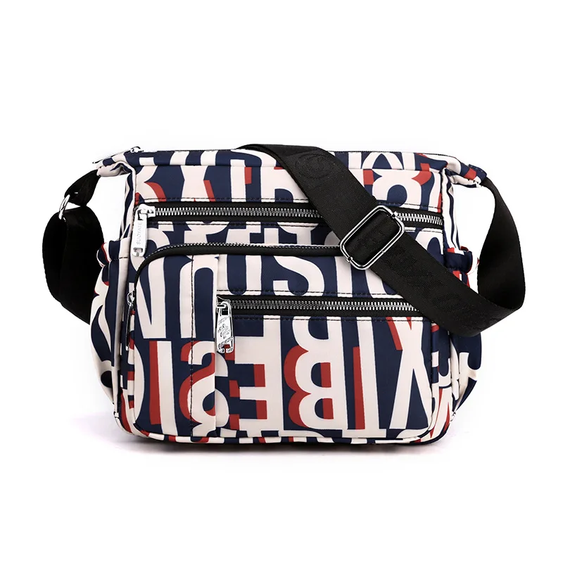 

Women's Shoulder Bag with New Fashion Floral Print Crossbody Women Bag with Multi-layer Design Suitable for Travel