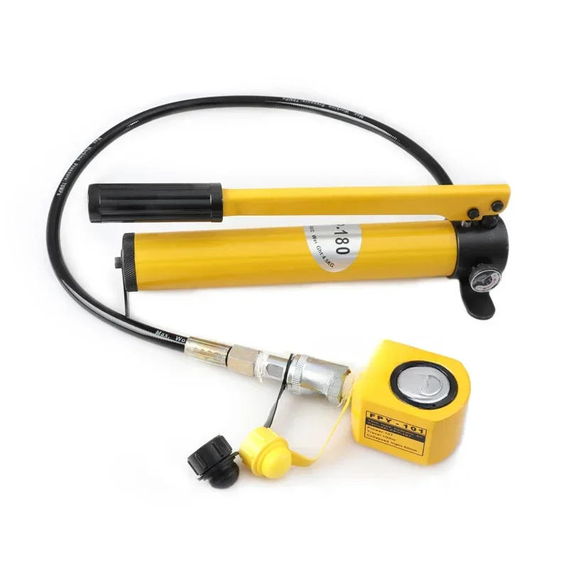 Thin Type Hydraulic Cylinder FPY-101 Hydraulic Lifting Jack with CP-180 Hydraulic Manual Pump