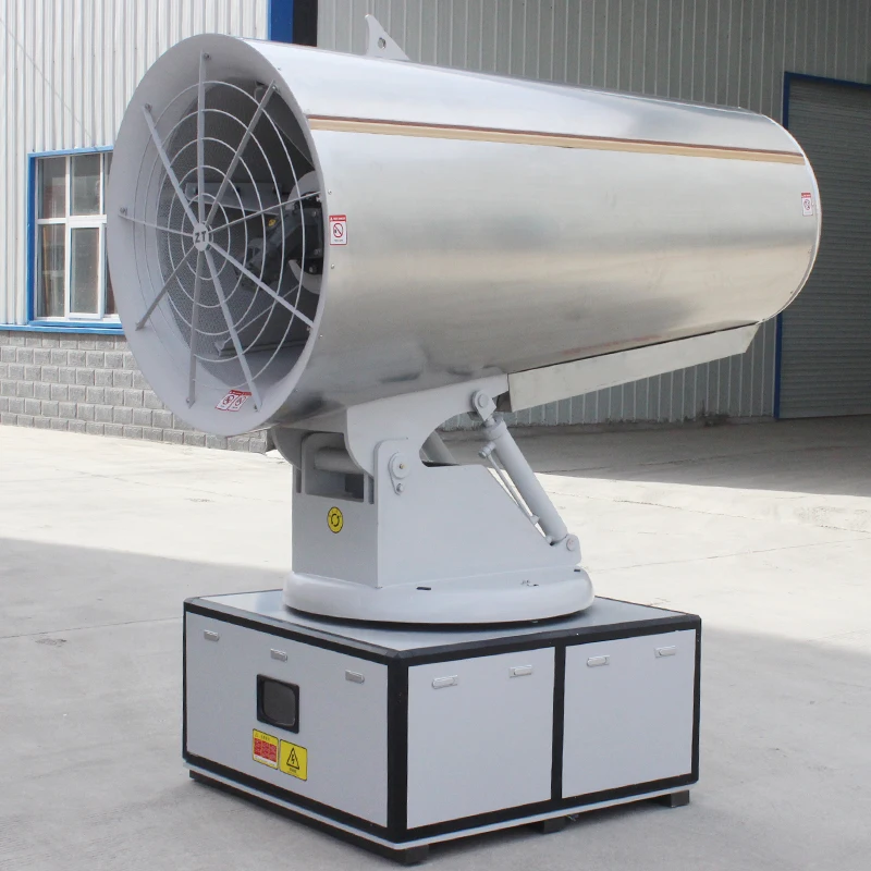 para uso em minas de poço aberto Máquina de canhão de nevoeiro anticongelante e anti-entupimento de aço inoxidável