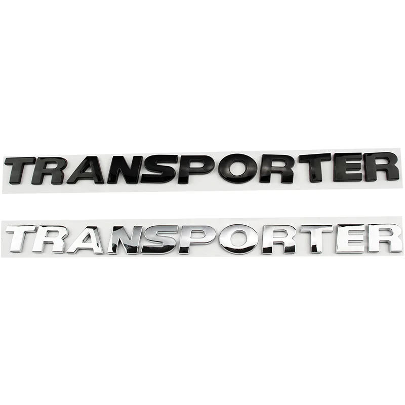 Car ABS Trunk Letters Words Logo Badge Emblem Decals Sticker For Volkswagen VW TRANSPORTER T4 T5 T6 T7 T8 Styling Accessories