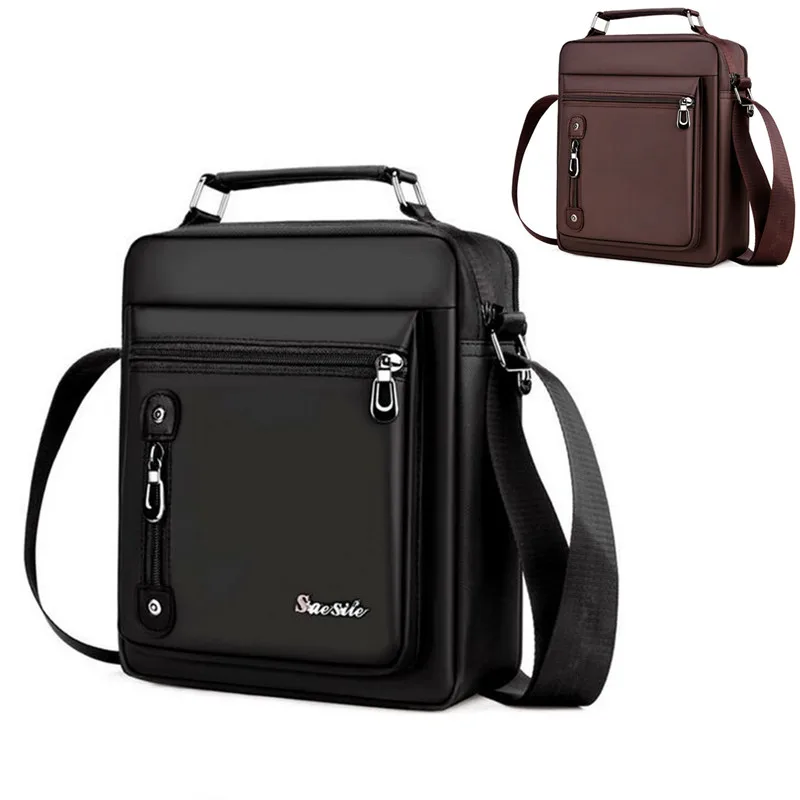 

Men's Shoulder Bag Crossbody Bag 2024 New Vertical Oxford Cloth Shoulder Bag Fashion Handbag Briefcase