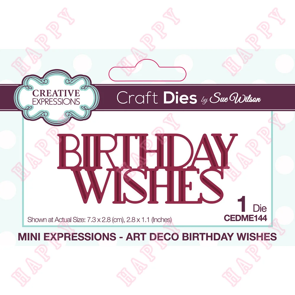 

Birthday Wishes Metal Cutting Dies Scrapbook Diary Decoration Paper Craft Embossing Template DIY Greeting Handmade Arrival New