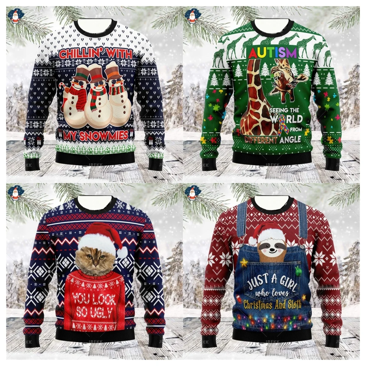 

Gingerbread Man 3D Print Funny Ugly Christmas Sweater for Women Unisex Sweatshirts Long Sleeve Tops Pullovers Tracksuit Sweater