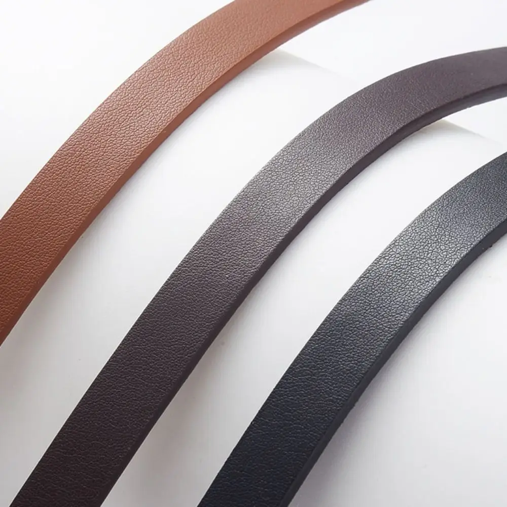 Simple Bowknot Buckle Bow Belt Waist Belt Y2k PU Leather Waistband Jeans Decor Korean Style Thin Belt Dress Decoration