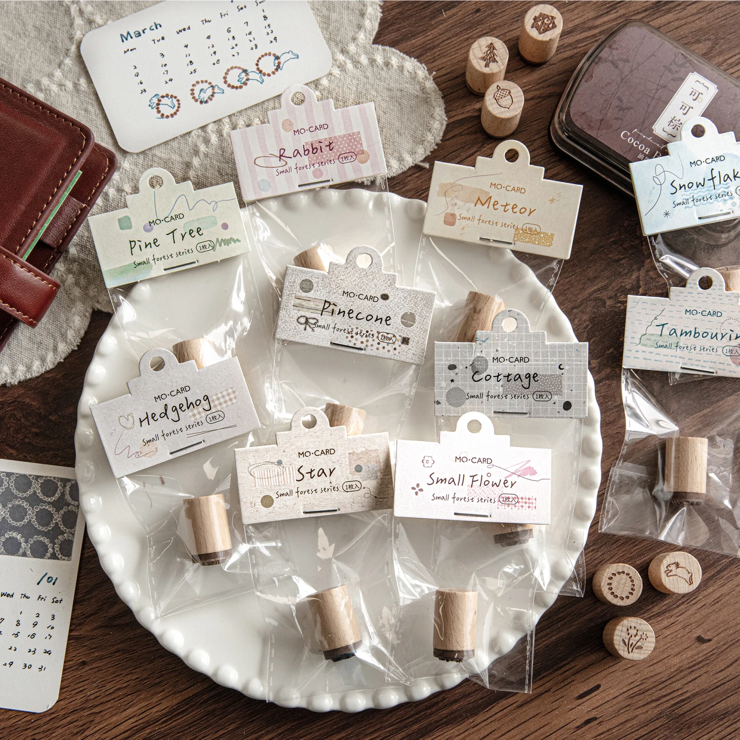 Morning Rain Little Forest Min - Self Inking Stamp recension och pris