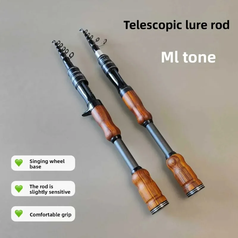 

Retractable Portable Lure Fishing Rod, Super Soft Vibration Ejection Type Micro-object Short Section Ejection Fishing Rod