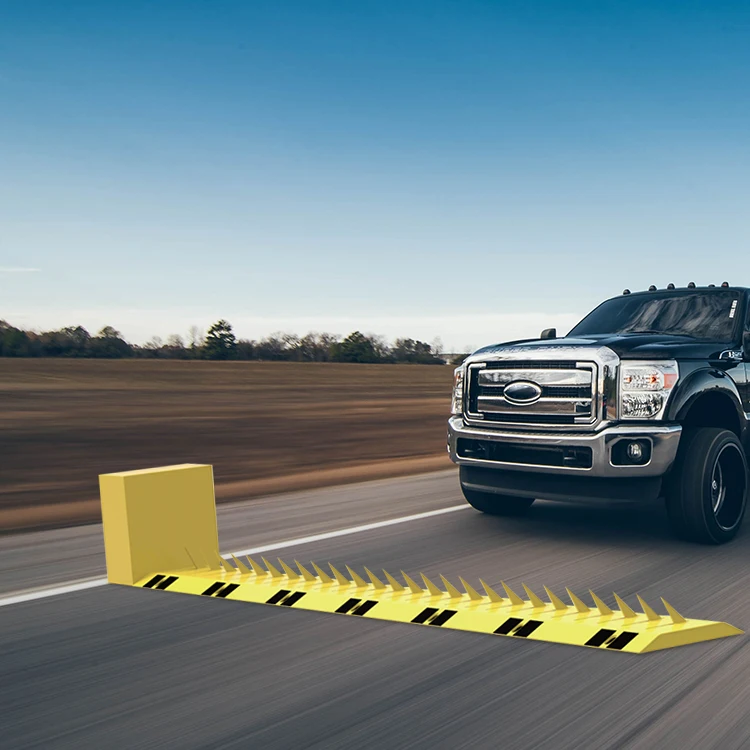 High Quality Heavy-Duty Hydraulic Stainless Steel HCW PTQ02 Dual Motor Road Blocker Manual Operation 12mm Panel Traffic Barrier