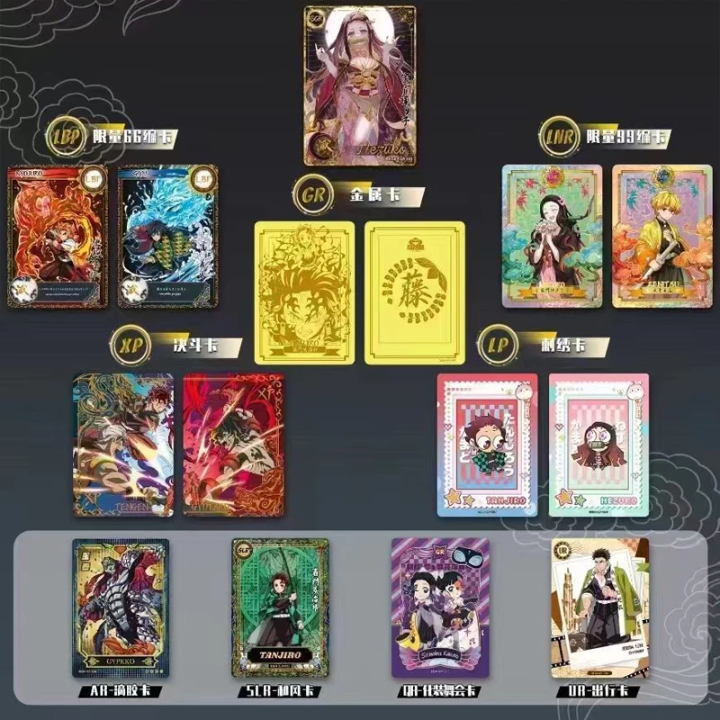 Demon Slayer Cartas Comerciais, Coleção Anime, Montagem Aikaho, Muster Booster Box, Rare Anime Girls, Ds-04