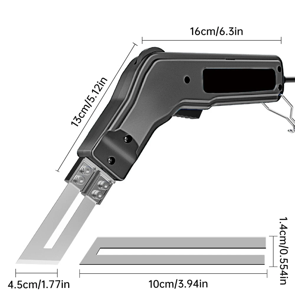 Резак для веревки, резак для ткани, профессиональный электрический нож для горячего нагрева, регулируемый фотонабор с лезвиями