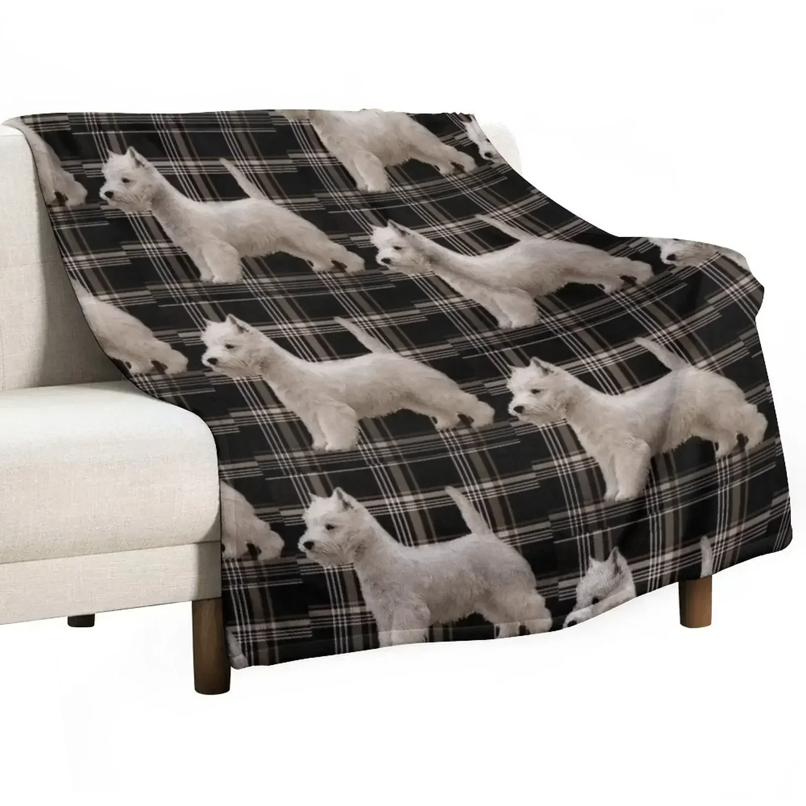 

Westie Volks Folks Throw Blanket Tourist Single Blankets